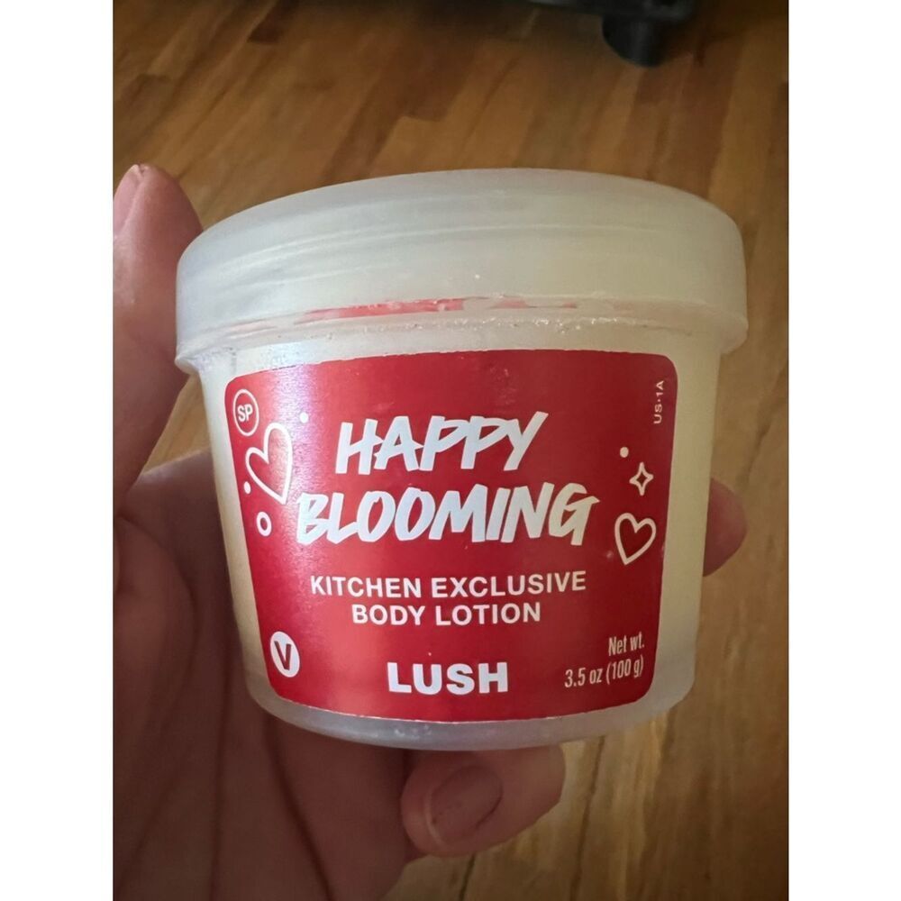 Lush Kitchen Exclusive Happy Blooming Body Lotion 3.5 Oz BRAND NEW